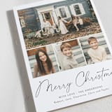 "natural handwriting" - Holiday Cards in Snow by Cass Loh - Detail