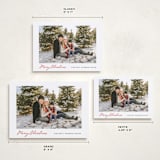 "retro joy" - Holiday Cards in Candy Cane by Benita Crandall - Formats Available