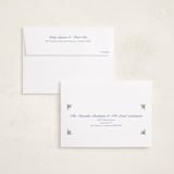 "Polka Dot Frame" - Holiday Cards in Periwinkle by Robert and Stella - FREE Recipient Addressing