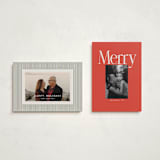 "North Pole" - Holiday Cards in Stocking by Morgan Kendall - Photo Orientation Options