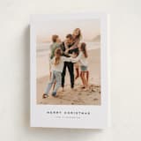 "Yuletide Greetings" - Holiday Cards in Evergreen by Wildfield Paper Co - Folded Card