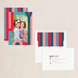 "Happy Hue" - Holiday Cards in Ruby by Lauren Chism - Assembled