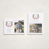 "Classic Merry Crest" - Holiday Cards in Night by Brooke Chandler - Photo Orientation Options