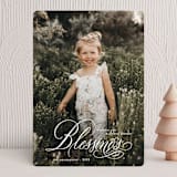 "b l e s s i n g s" - Holiday Cards in Snow by Aspacia Kusulas - Front