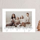 "modern wonder" - Holiday Cards in Graphite by Susan Zinader - Front
