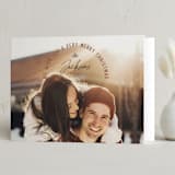 "Very Christmas" - Holiday Cards in Oak by Geraldine Sales - Folded Card