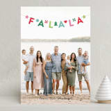 "Holiday Banner" - Holiday Cards in Baubles by Maria Alou - Front