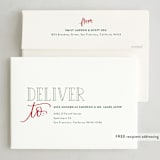 "Merry Christmas to All Lettering" - Holiday Cards in Festive by Erin German - FREE Recipient Addressing