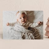"Joy hand lettering" - Holiday Cards in Winter by Orasie - Front