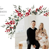 "Winters Meander" - Holiday Cards in Crimson by Itsy Belle Studio - Detail