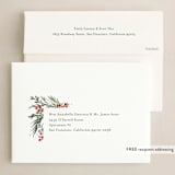 "Wintry Frame" - Holiday Cards in Marshmallow by Jessica Williams - FREE Recipient Addressing