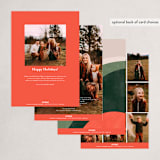 "All Color" - Holiday Cards in Fruitcake by Pixel and Hank - Back of Card Options