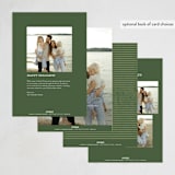 "Festive Peace" - Holiday Cards in Wreath by Michelle Taylor - Back of Card Options