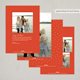 "joyful photo strips" - Holiday Cards in Ruby by Sarah Curry - Back of Card Options