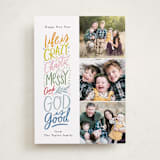 "And God is good" - Holiday Cards in Gumdrops by Alethea and Ruth - Front