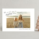"Joyful Noise Playful Script" - Holiday Cards in Coal by Jackie Crawford - Front