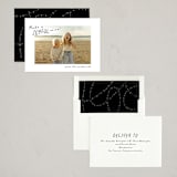 "Joyful Noise Playful Script" - Holiday Cards in Coal by Jackie Crawford - Assembled