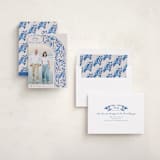 "Peaceful Arch" - Holiday Cards in Porcelain by Elly - Assembled