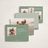 "Merry Striped Frame" - Holiday Cards in Holly Jolly by Alston Foster - Back of Card Options