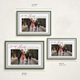 "Merry Striped Frame" - Holiday Cards in Holly Jolly by Alston Foster - Formats Available