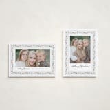 "Painted Garland" - Holiday Cards in Berry by Kristen Smith - Photo Orientation Options