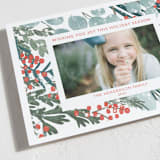 "Vintage Winterberry" - Holiday Cards in Gumdrop by Angel Walker - Detail
