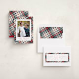 "Heartwarming" - Holiday Cards in Berry by Yaling Hou Suzuki - Assembled