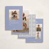 "Endless Joy" - Holiday Cards in Periwinkle by Annie Chan - Back of Card Options