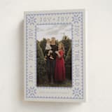 "Endless Joy" - Holiday Cards in Periwinkle by Annie Chan - Folded Card