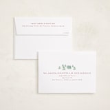 "Alpine" - Holiday Cards in Pistachio by Bayberry Kate - FREE Recipient Addressing