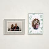 "Alpine" - Holiday Cards in Pistachio by Bayberry Kate - Photo Orientation Options