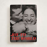 "Cheery" - Holiday Cards in Candy Cane by Emily Sabol Goss - Front