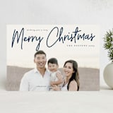 "A Signature Holiday" - Holiday Cards in Midnight by Liz Conley - Front