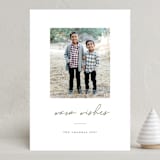 "warmwishes" - Holiday Cards in Wreath by Bethany McDonald - Front