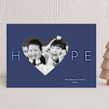 "Hope Heart" - Holiday Cards in Night by Kim Dietrich Elam - Front