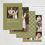 "Sweet Splendor" - Holiday Cards in Linen by Karen Glenn - Back of Card Options