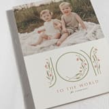 "Sweet Splendor" - Holiday Cards in Linen by Karen Glenn - Detail