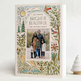 "All bright" - Holiday Cards in Eggnog by Amy Kross - Folded Card