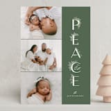 "Peace Foliage" - Holiday Cards in Fir by Itsy Belle Studio - Front