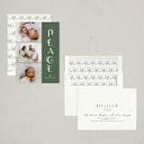 "Peace Foliage" - Holiday Cards in Fir by Itsy Belle Studio - Assembled