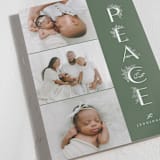 "Peace Foliage" - Holiday Cards in Fir by Itsy Belle Studio - Detail