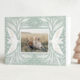 "Two Birds" - Holiday Cards in Juniper by Yuliya Evseeva - Folded Card