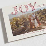 "Joy to the World" - Holiday Cards in Santa Suit by Kamala Nahas - Detail