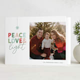 "A Season of Peace, Love and Light" - Holiday Cards in Merry by Antonia Jae Krajicek - Folded Card