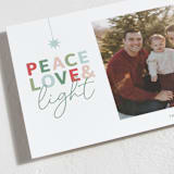 "A Season of Peace, Love and Light" - Holiday Cards in Merry by Antonia Jae Krajicek - Detail