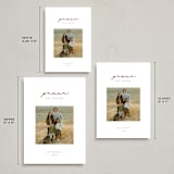 "Simply Peace" - Holiday Cards in Mulled Wine by Olivia Raufman - Formats Available