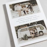 "Minimal Duo" - Holiday Cards in Polar Bear by Hooray Creative - Detail