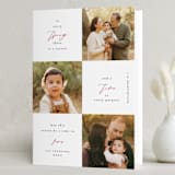 "Season & purpose" - Holiday Cards in Candy Cane by Ana de Sousa - Folded Card