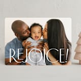"Rejoice in His Love" - Holiday Cards in Snow by Erin L. Wilson - Front