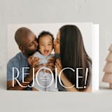 "Rejoice in His Love" - Holiday Cards in Snow by Erin L. Wilson - Folded Card